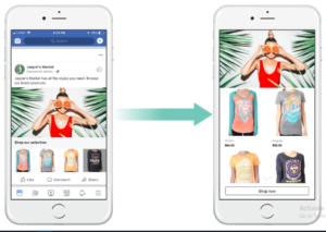 Collection Format for Facebook advertising