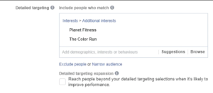 Facebook Ad Interests